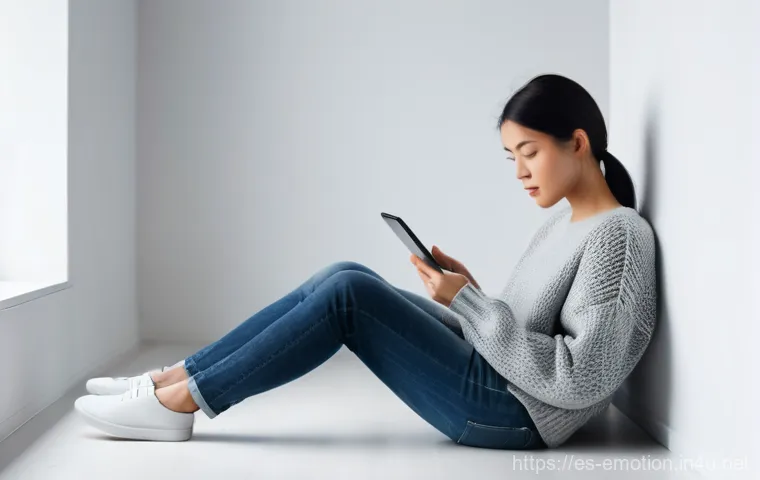 감정전이 자아존중감 - **Prompt 1: Digital Serenity and Emotional Shielding**
> A young adult (could be male or female)...